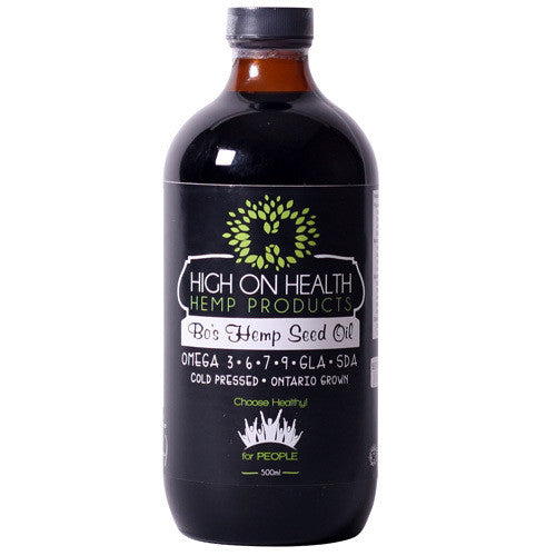 Bo's Hemp Seed Oil from High on Health