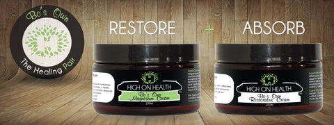 Healing Pair Bo's Own  Restorative Cream / Bo's Own Magnesium Cream