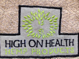 Hemp Yoga Mat Throw and Bag from High on Health
